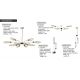 Candelabre, Lustre - Lustra moderna design minimalist 127cm Ventura