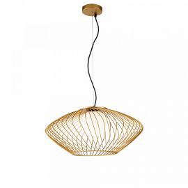 Lustra design modern 52cm Plec aurie