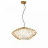 Lustra design modern 52cm Plec aurie