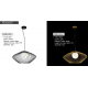 Pendule, Lustre suspendate - Lustra design modern 52cm Plec aurie