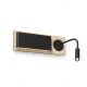 Aplice, corpuri de iluminat pentru pereti - Aplica LED cu reader LED design nordic MOOD lemn/negru