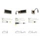 Aplice, corpuri de iluminat pentru pereti - Aplica LED cu reader LED design nordic MOOD lemn/negru