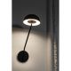 Aplice, corpuri de iluminat pentru pereti - Aplica LED design minimalist PURE neagra