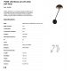 Aplice, corpuri de iluminat pentru pereti - Aplica LED design minimalist PURE neagra