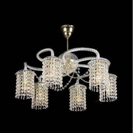 Lustre Cristal Bohemia - Lustra 6 brate cristal Bohemia