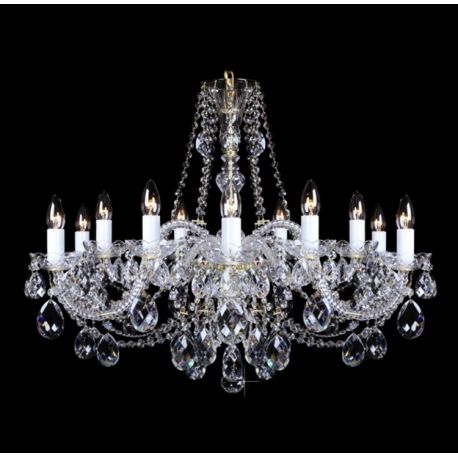 Lustre Cristal Bohemia - Lustra 12 brate cristal Bohemia