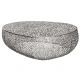 Masuta cu aspect deosebit Leaf 122cm, argintiu