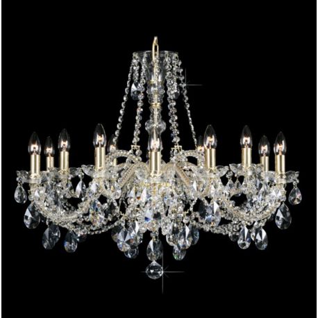 Lustre Cristal Bohemia - Lustra 12 brate cristal Bohemia