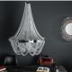 Candelabre, Lustre - Candelabru elegant design clasic Royal XL 70cm, argintiu