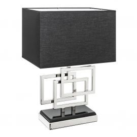 Veioze - Veioza moderna Leonor 56cm, argintiu