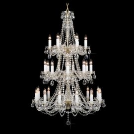 Lustre Cristal Bohemia - Lustra 27 brate cristal Bohemia