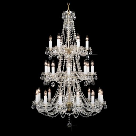 Lustre Cristal Bohemia - Lustra 27 brate cristal Bohemia