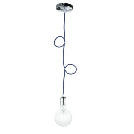 Pendule, Lustre suspendate - Pendul modern stil minimalist Idea crom-blue