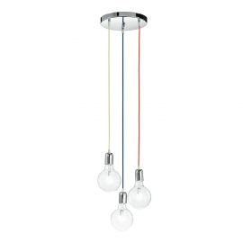 Pendule, Lustre suspendate - Lustra moderna stil minimalist cu 3 pendule Idea