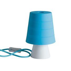 Veioza / Lampa de masa camera copii Drum albastra