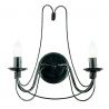 Aplica de perete design rustic cu 2 brate Vela