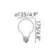 Becuri E27 - BEC LED E27 DECO AMBER 4W 2200K