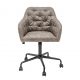 Scaune Birou cu role - Scaun de birou elegant Dutch Comfort, catifea taupe