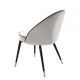 Seturi scaune, HoReCa - Set de 2 scaune Cooper, catifea gri deschis