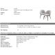 Seturi scaune, HoReCa - Set de 2 scaune Cooper, catifea gri deschis