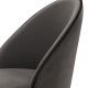 Seturi scaune, HoReCa - Set de 2 scaune Cooper, catifea gri inchis