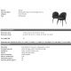 Seturi scaune, HoReCa - Set de 2 scaune Cooper, catifea gri inchis
