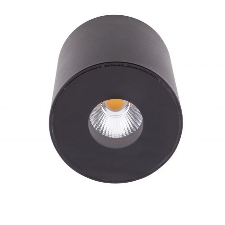 Iluminat pentru baie - Spot LED aplicat pentru baie design minimalist IP54 PLAZMA negru