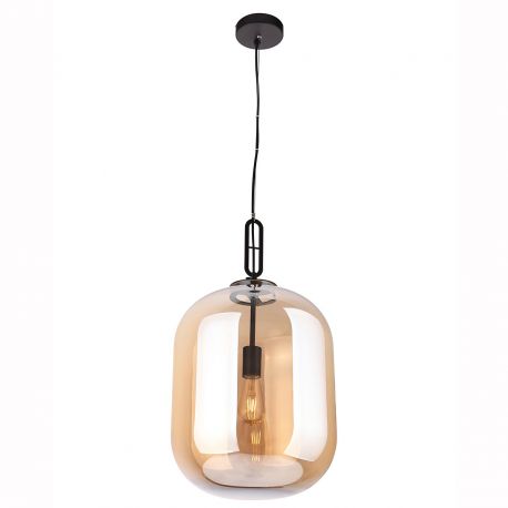 Pendule, Lustre suspendate - Lustra suspendata / Pendul design modern Honey Amber, 30cm
