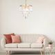 Candelabre, Lustre - Lustra eleganta design deosebit AMEDEO, auriu