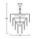 Candelabre, Lustre - Lustra eleganta design deosebit AMEDEO, crom