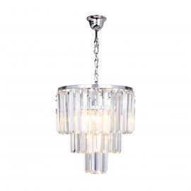 Lustra eleganta design deosebit AMEDEO, crom