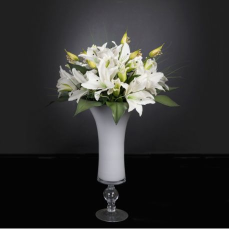 Aranjamente florale LUX - Aranjament floral mare COPPA LAURA LILIUM, H-120cm