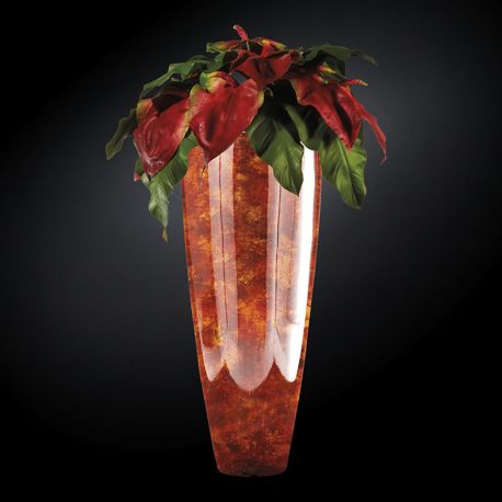 Aranjamente florale LUX - Aranjament floral mare MIAMI RADICA, maro 135cm