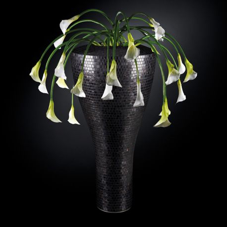 Aranjamente florale LUX - Aranjament floral LOS ANGELES MOSAICO BISAZZA, negru 160cm