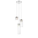 Lustra suspendata design modern 31cm GEM 3 crom