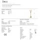 Lampadare - Lampadar design elegant DECO auriu