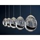 Pendule, Lustre suspendate - LUSTRA LED dimabila cu 5 pendule Rocio, crom SV-783618