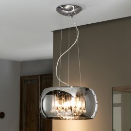 Candelabre, Lustre - Lustra LED dimabila cu telecomanda 40cm ARGOS