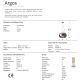 Candelabre, Lustre - Lustra LED dimabila cu telecomanda 40cm ARGOS