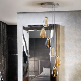 Pendule, Lustre suspendate - Lustra LED design modern 40cm Taccia 6L