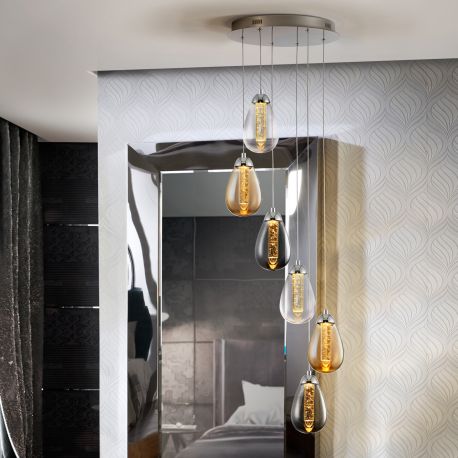 Pendule, Lustre suspendate - Lustra LED design modern 40cm Taccia 6L