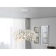 Candelabre, Lustre - Lustra moderna design elegant 47cm Narisa alba