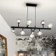 Pendule, Lustre suspendate - Lustra LED dimabila cu telecomanda Altais