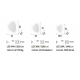 Aplice, corpuri de iluminat pentru pereti - Aplica design modern GINGLE MEDIUM