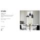 Pendule, Lustre suspendate - Pendul design modern TRIADE-1 SP1