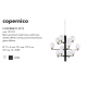 Candelabre, Lustre - Candelabru design modern COPERNICO SP12 NERO