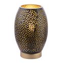 Veioza metalica design decorativ NARRI auriu/negru