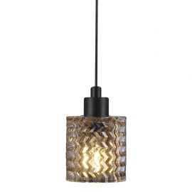 Pendule, Lustre suspendate - Pendul design modern Hollywood, sticla chihlimbar