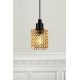Pendule, Lustre suspendate - Pendul design modern Hollywood, sticla chihlimbar