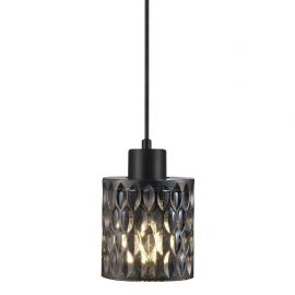 Pendule, Lustre suspendate - Pendul design modern Hollywood, sticla fumurie
